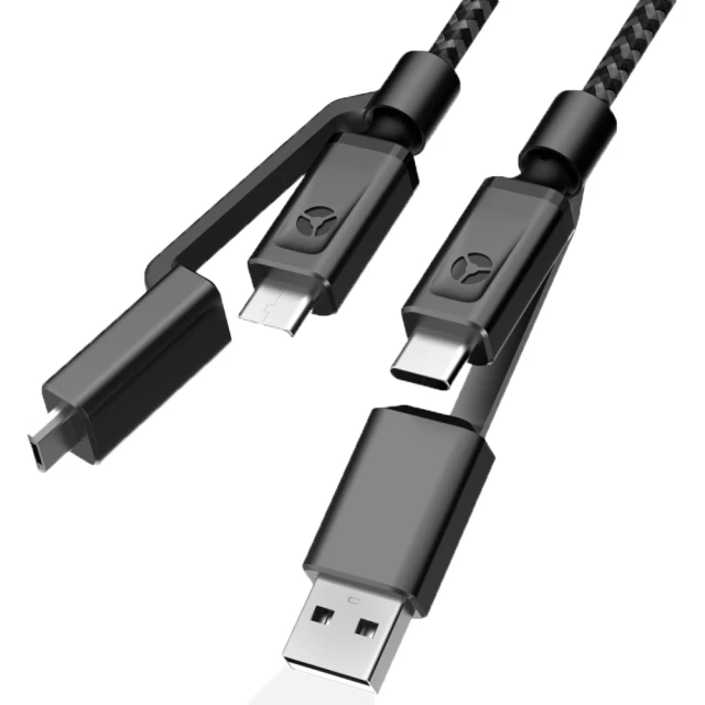 Кабель Nomad Universal Cable 4 in 1 USB-C Black 1.5 m (NM0B9BC000)