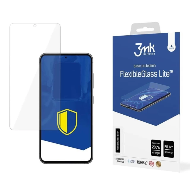 Захисне скло 3mk FlexibleGlass Lite для Samsung Galaxy S23 Plus (S916) (5903108512596)
