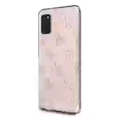 Чехол Guess 4G Glitter для Samsung Galaxy A41 Pink (GUHCA41PCU4GLPI)