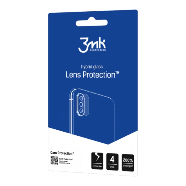 Захисне скло для камери 3mk Lens Protect (4 PCS) для Huawei Nova Y61 (5903108511247)