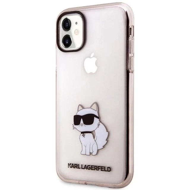Чохол Karl Lagerfeld Ikonik Choupette для iPhone 11 | XR Pink (KF001585-0)