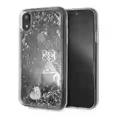 Чехол Guess Glitter Hearts для iPhone XR Silver (GUHCI61GLHFLSI)