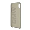 Чехол BMW Silicone для iPhone X Taupe (BMHCPXSILTA)
