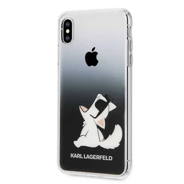 Чехол Karl Lagerfeld Choupette Fun для iPhone XS Max Black (KLHCI65CFNRCBK)