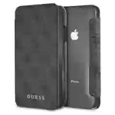 Чехол Guess 4G Charms Collection для iPhone XS Max Grey (GUFLBKI65GF4GGR)