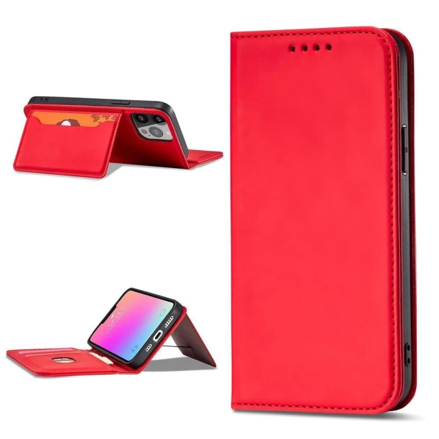 Чохол-книжка HRT Magnet Card Case для Samsung Galaxy A34 5G Red (9145576271216)