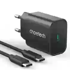 Мережевий зарядний пристрій Choetech 25W USB-C Black (01.01.02.XX-PD6003-EU-CCBK-V2)