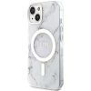 Чохол Guess Marble для iPhone 14 Plus White with MagSafe (GUE002786-0)