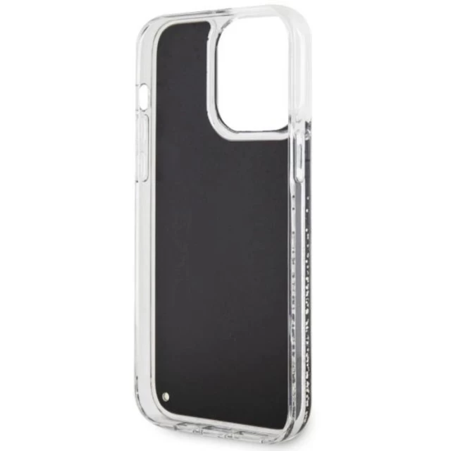 Чохол Guess Liquid Glitter Marble для iPhone 14 Pro Max Black (GUE002800-0)