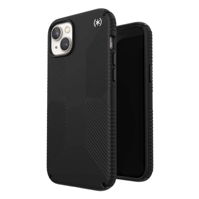 Чехол Speck Presidio2 Grip для iPhone 14 Plus Black Black White with MagSafe (840168523962)