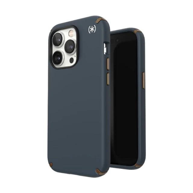 Чехол Speck Presidio2 Pro для iPhone 14 Pro Charcoal Cool Bronze Slate with MagSafe (840168524907)