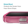 Чохол Speck Presidio Perfect-Clear with Impact Geometry для iPhone 14 | 13 Clear Digital Pink with MagSafe (840168522231)