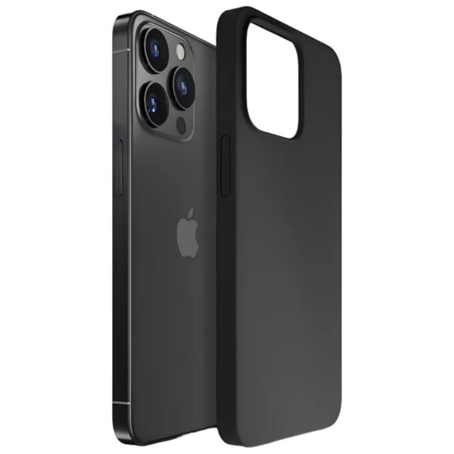 Чохол 3mk Silicone Case для iPhone 15 Plus Black (5903108527712)