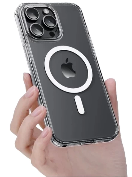Чохол ROCK Crystal series with MagSafe для iPhone 15 Plus Transparent (RPC3229) - 2
