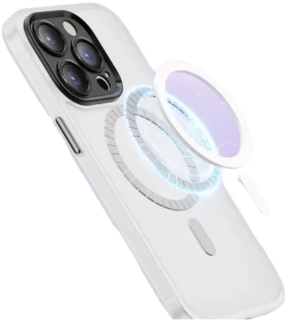 Чохол ROCK Guard Touch Magnetic Protection Case Anti-drop Lens Protection для iPhone 15 White (6975653084971) - 2