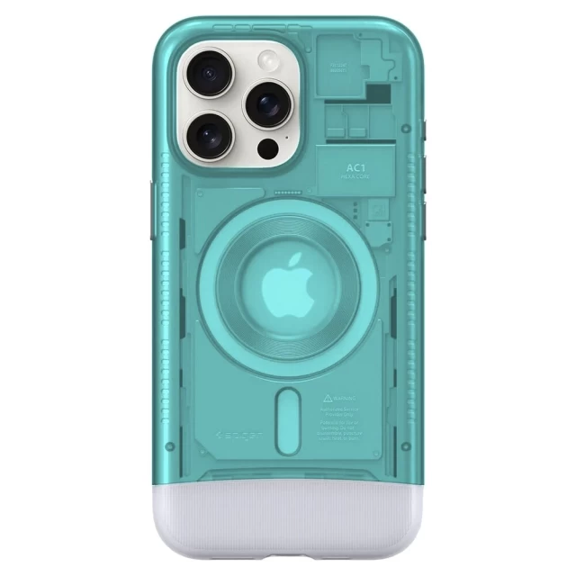 Чохол Spigen Classic C1 для iPhone 15 Pro Bondi Blue with MagSafe (ACS06743)