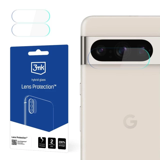 Защитное стекло 3mk для камеры Google Pixel 8 Pro Lens Protection (4 pack) Transparent (3mk Lens Protection(1037)-0)