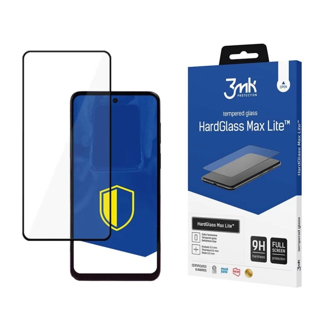 Защитное стекло 3mk HardGlass Max Lite для Xiaomi Redmi Note 12 4G Black (5903108540995)