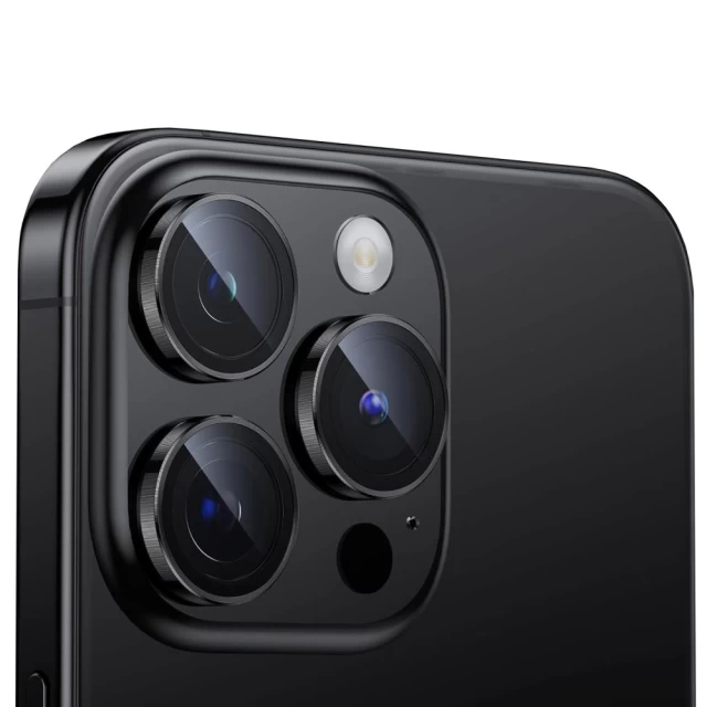Защитное стекло Hofi для камеры Samsung Galaxy S23 FE Camring Pro Plus Black (9319456606454)