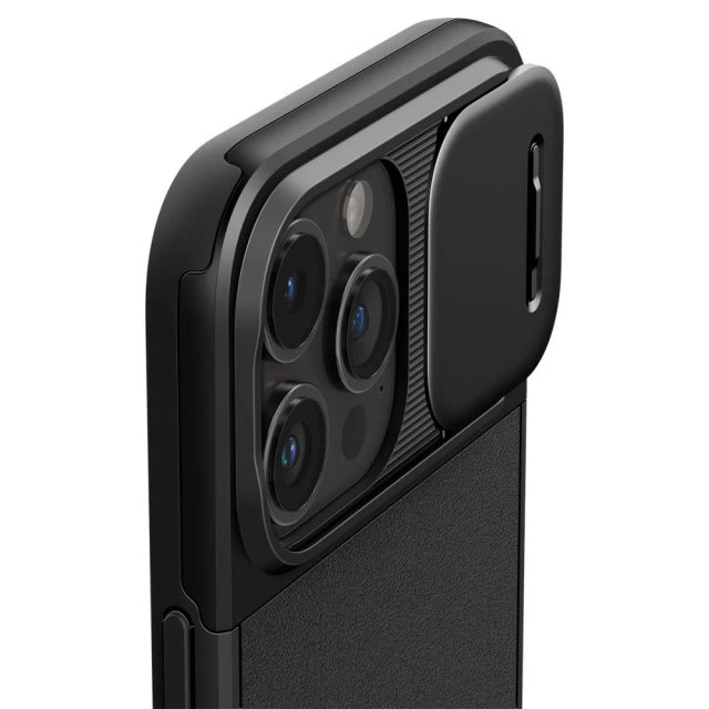 Чохол Spigen Optik Armor для iPhone 15 Pro Black with MagSafe (ACS07184)