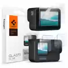 Захисне скло і плівка Spigen Glas.TR Slim Display Glass (2 PCS) | Lens Glass (2 PCS) | Large Display Film (2 PCS) для GoPro Hero 9 | 10 | 11 | 12 Clea