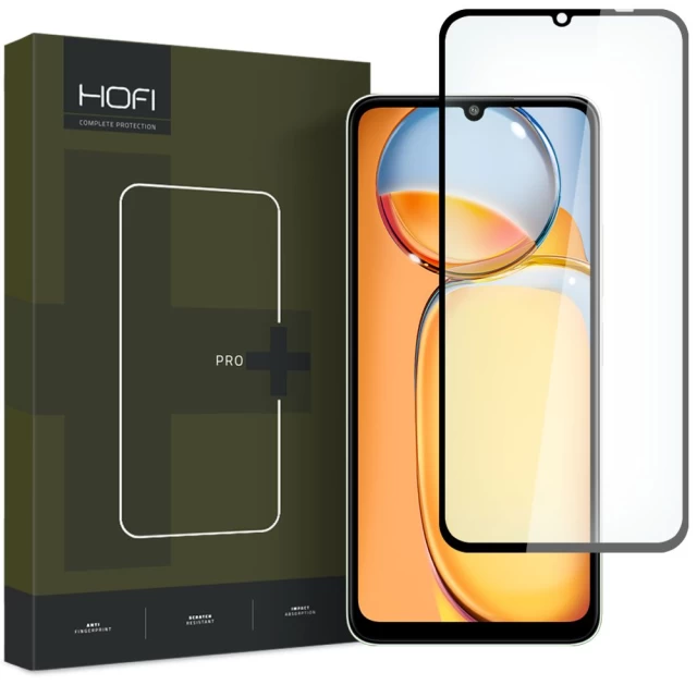 Защитное стекло Hofi Glass Pro Plus для Xiaomi Redmi 13С | Poco C65 Black (9319456608564)