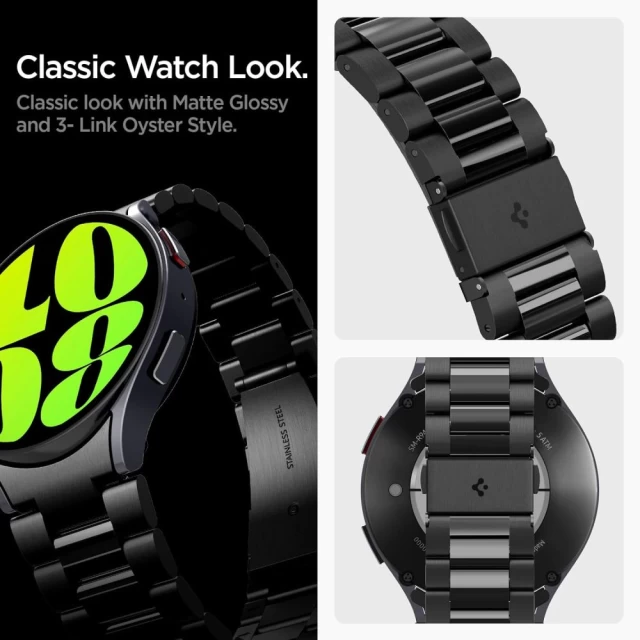Ремінець Spigen Modern Fit для Samsung Galaxy Watch 6 44 mm Black (AMP06499)