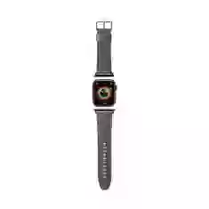 Ремінець Karl Lagerfeld Saffiano Monogram для Apple Watch 41 | 40 | 38 mm Silver (KLAWMSAKLHPG)