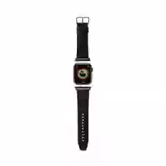 Ремінець Karl Lagerfeld Saffiano Monogram для Apple Watch 49 | 45 | 44 | 42 mm Black (KLAWLSAKLHPK)
