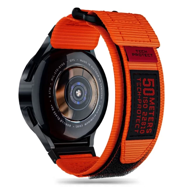 Ремешок Tech-Protect Scout Pro для Samsung Galaxy Watch 4 | 5 | 5 Pro | 6 Orange (5906203690916)