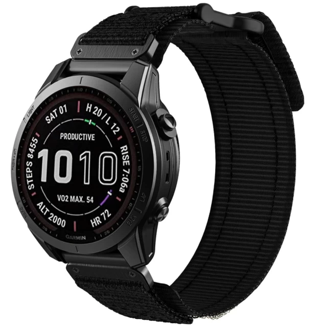 Ремешок Tech-Protect Scout Pro для Garmin Fenix 3 | 5X | 3HR | 5X Plus | 6X | 6X Pro | 7X Black (5906203690961)