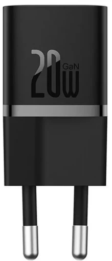 Сетевое зарядное устройство Baseus GaN5 FC 20W USB-C Black (CCGN050101) - 1