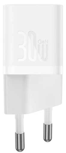 Мережевий зарядний пристрій Baseus GaN5 FC 30W USB-C White (CCGN070502) - 1