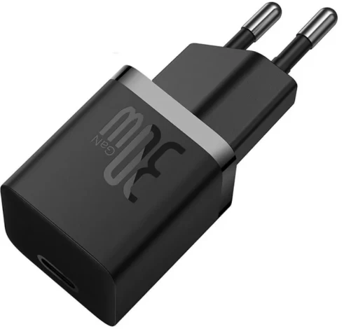 Сетевое зарядное устройство Baseus GaN5 FC 30W USB-C Black (CCGN070401) - 2