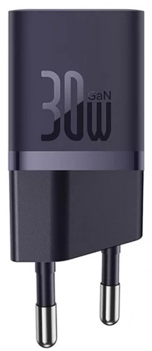 Мережевий зарядний пристрій Baseus GaN5 Fast Charger 1C 30W USB-C Purple (CCGN070705) - 1