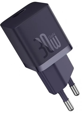 Мережевий зарядний пристрій Baseus GaN5 Fast Charger 1C 30W USB-C Purple (CCGN070705) - 2