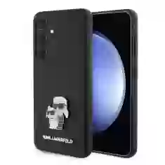 Чохол Karl Lagerfeld Saffiano Karl & Choupette Metal Pin для Samsung Galaxy S24 (S921) Black (KLHCS24SPSAKCMPK)