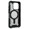 Чехол UAG Plasma XTE для iPhone 15 Pro Black Orange with MagSafe (114442114097)