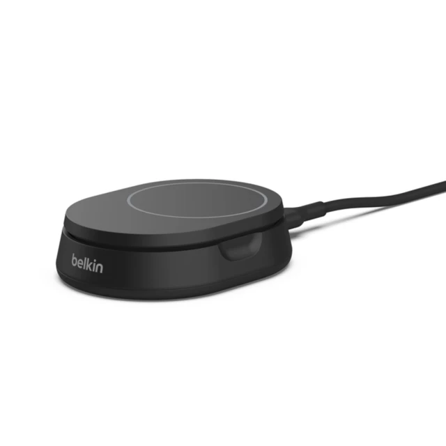 Бездротовий зарядний пристрій Belkin BoostCharge Pro Magnetic Stand Qi2 15W Black (WIA008VFBK)