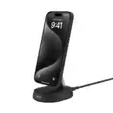 Бездротовий зарядний пристрій Belkin BoostCharge Pro Magnetic Stand Qi2 15W Black (WIA008VFBK)