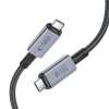 Кабель Tech-Protect UltraBoost Max USB-C to USB-C 1 m Grey (5906302308989)