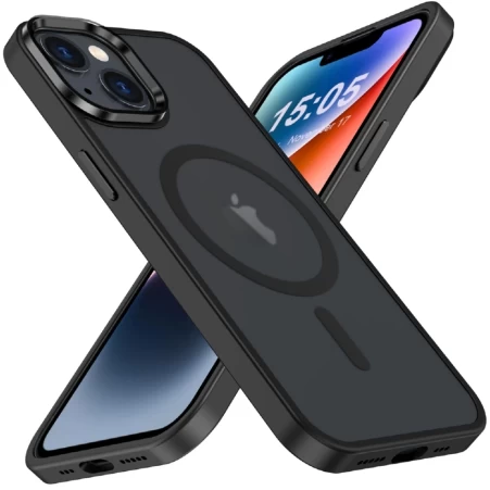 Чохол Upex UltraMat для iPhone 15 Pro Max Black with MagSafe (UP172175) - 1