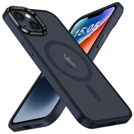 Чехол Upex UltraMat для iPhone 15 Pro Max Midnight with MagSafe (UP172176) - 1