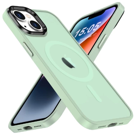 Чохол Upex UltraMat для iPhone 14 Green with MagSafe (UP172137) - 1