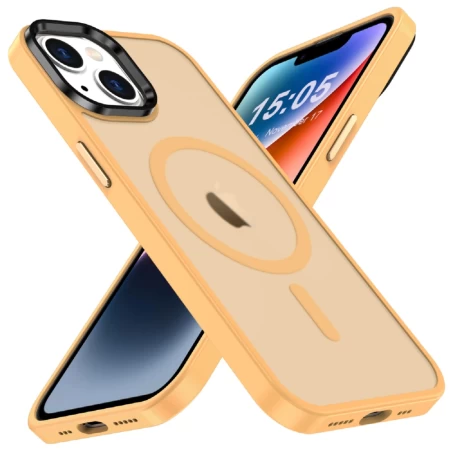 Чехол Upex UltraMat для iPhone 15 Pro Yellow with MagSafe (UP172174) - 1