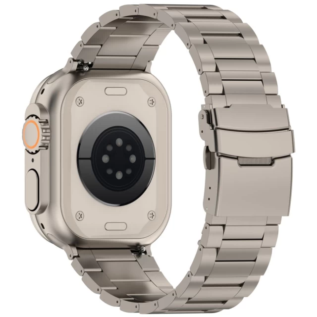 Ремінець Upex Stainless Pro для Apple Watch 49 | 45 | 44 | 42 mm Titanium (5906203699599)