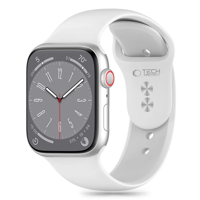 Ремешок Tech-Protect Silicone для Apple Watch 41 | 40 | 38 mm White (5906302310111)