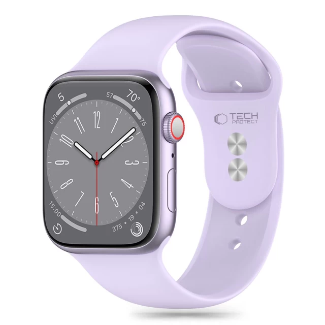 Ремешок Tech-Protect Silicone для Apple Watch 41 | 40 | 38 mm Elegant Purple (5906302310135)