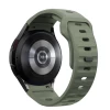 Ремешок Tech-Protect Silicone Line для Samsung Galaxy Watch 4 | 5 | 5 Pro | 6 | 7 | FE Olive Green (5906302313617)