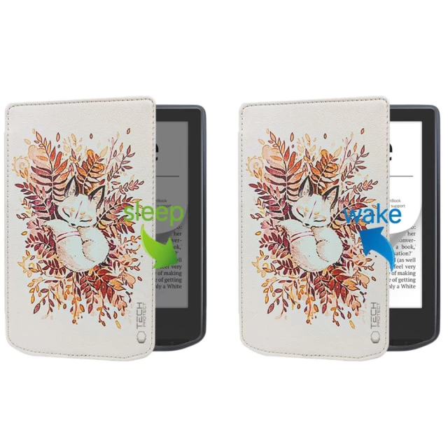 Чехол Tech-Protect SmartCase для PocketBook Verse | Verse Pro Beige Fox (5906302310609)